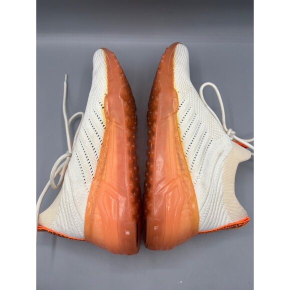 Steve Madden Cello White Orange Knit Sneakers Wedge Sole Womens Size 9 M - Picture 7 of 8